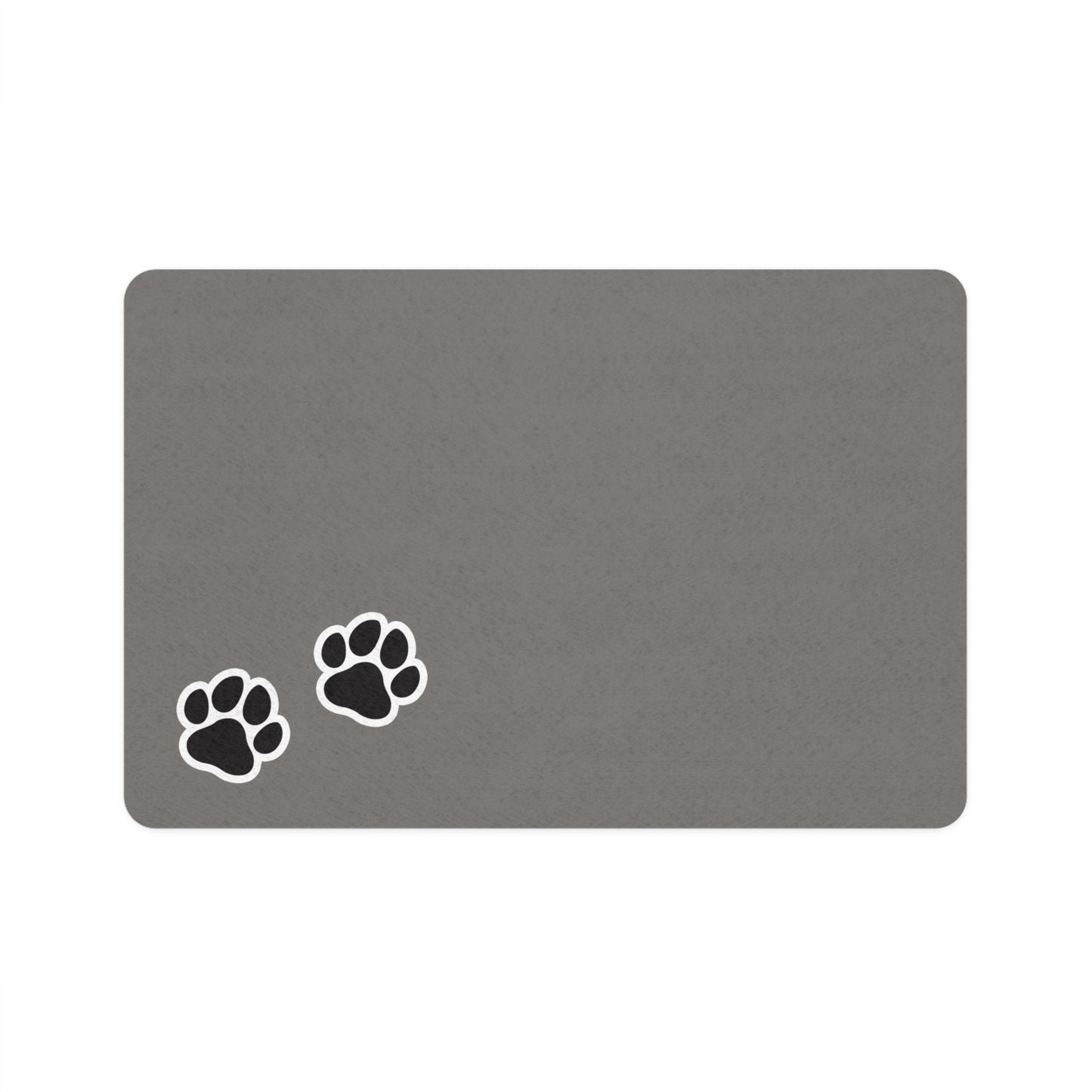 Purr-fect Pet Food Mat | Gray