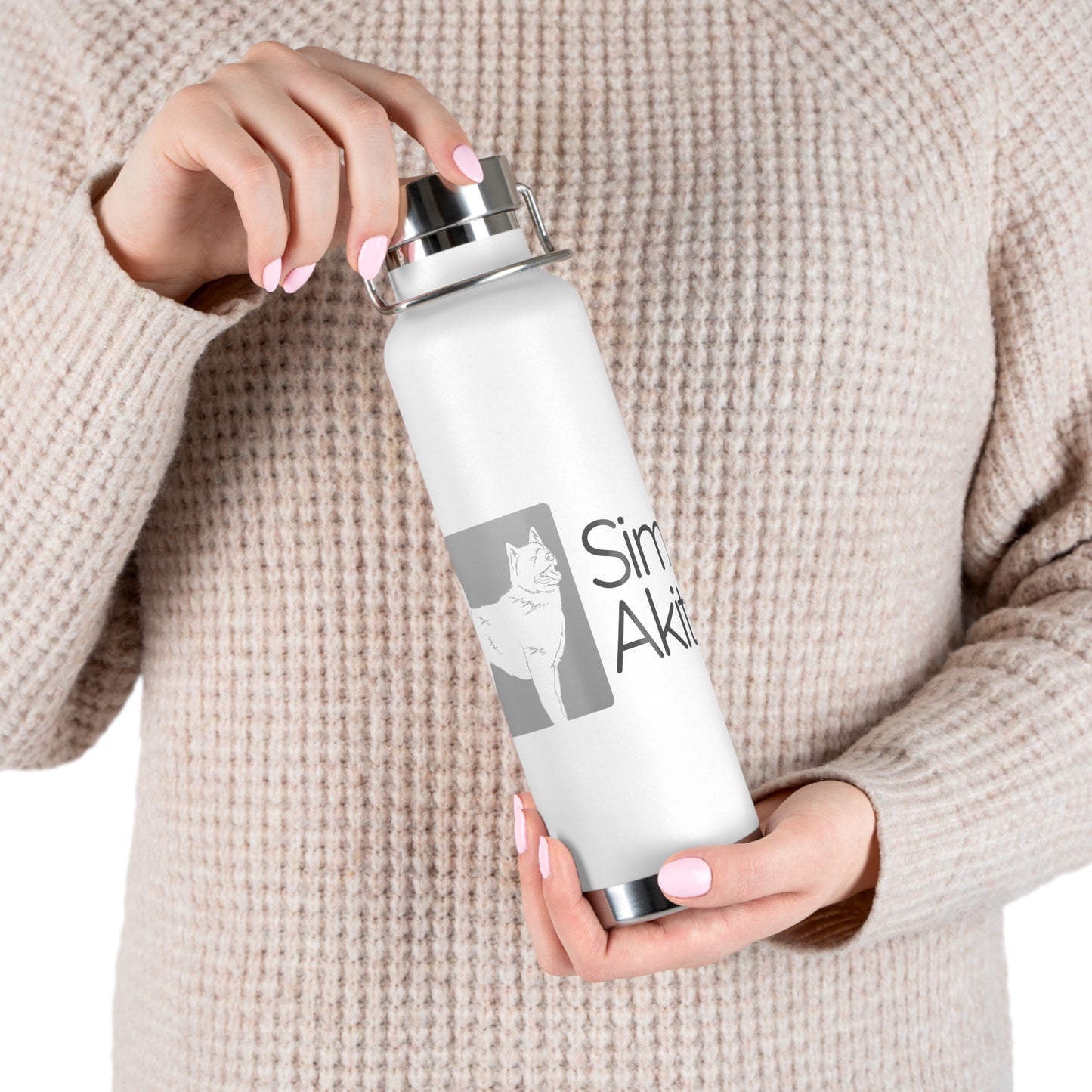 Simply Akita | Insulated Bottle, 22oz