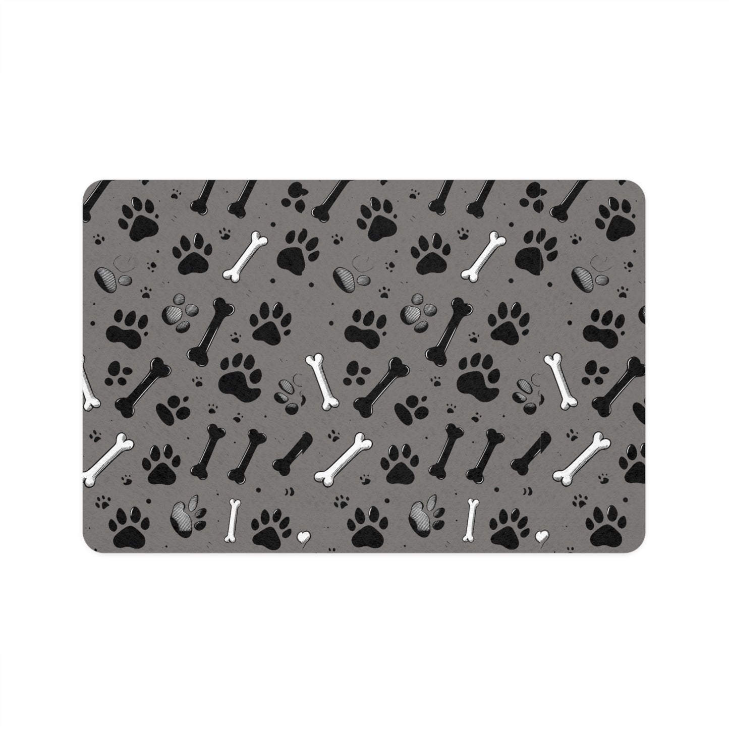 Purr-fect Pet Food Mat | Paws & Bones