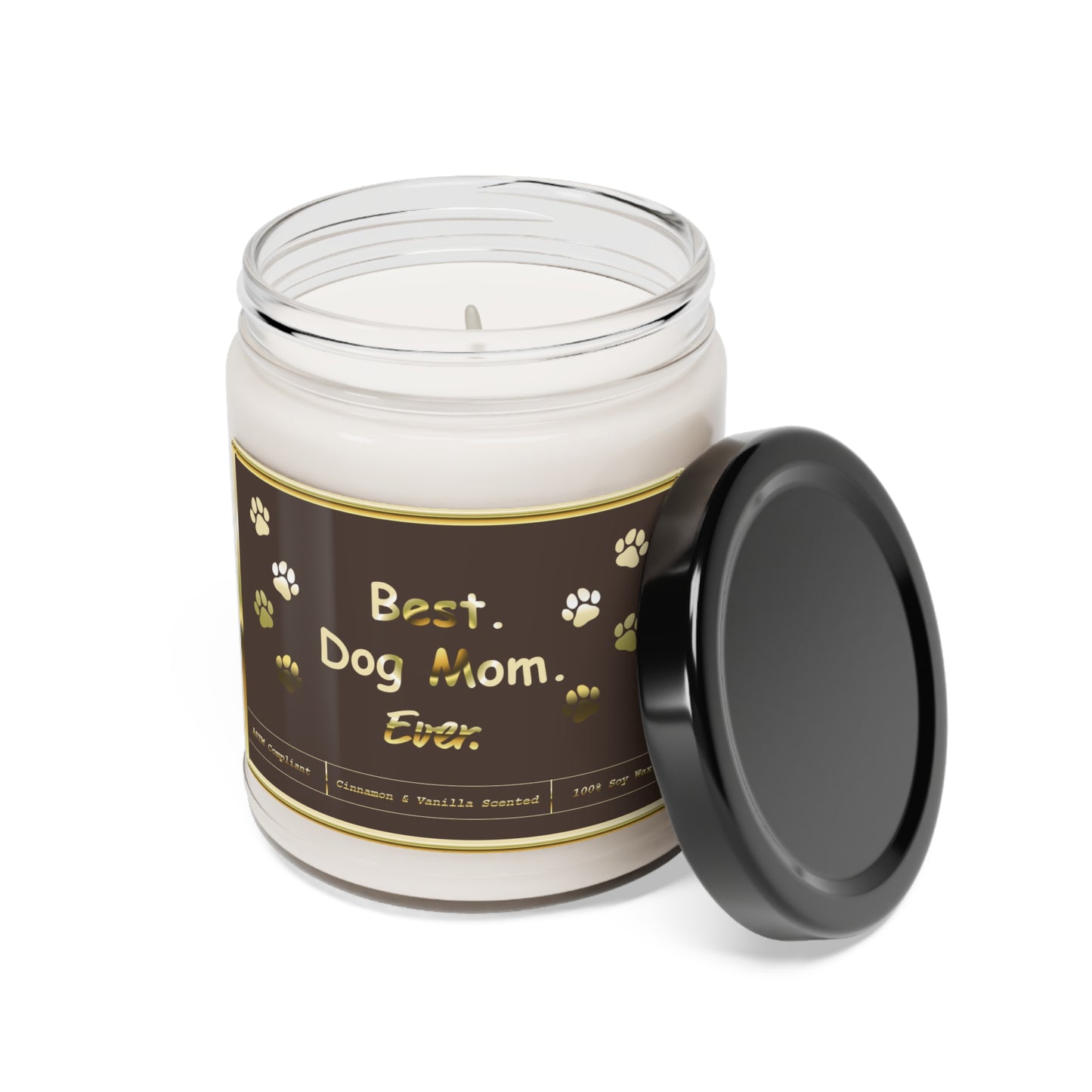 Dog Mom Soy Candle | Cinnamon & Vanilla