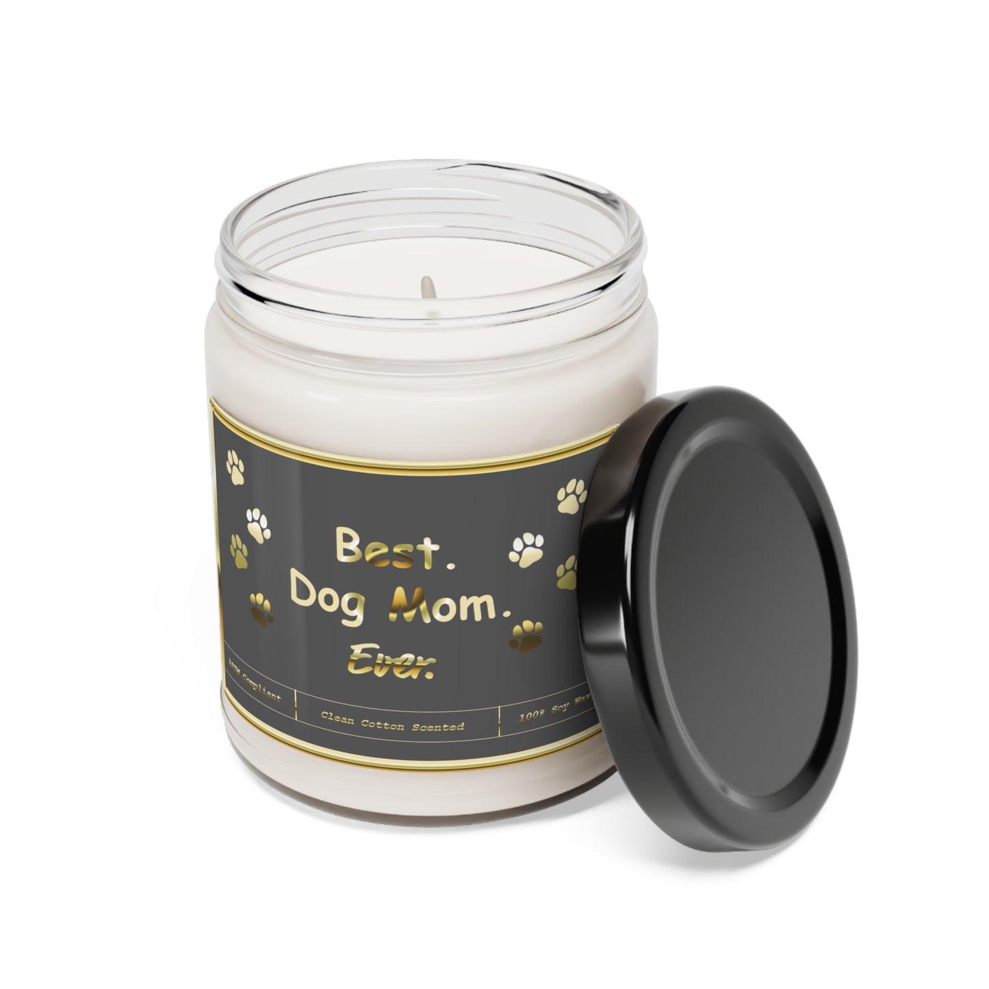 Dog Mom Soy Candle | Clean Cotton