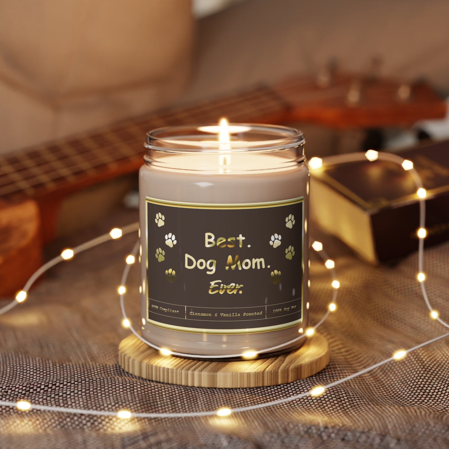 Dog Mom Soy Candle | Cinnamon & Vanilla