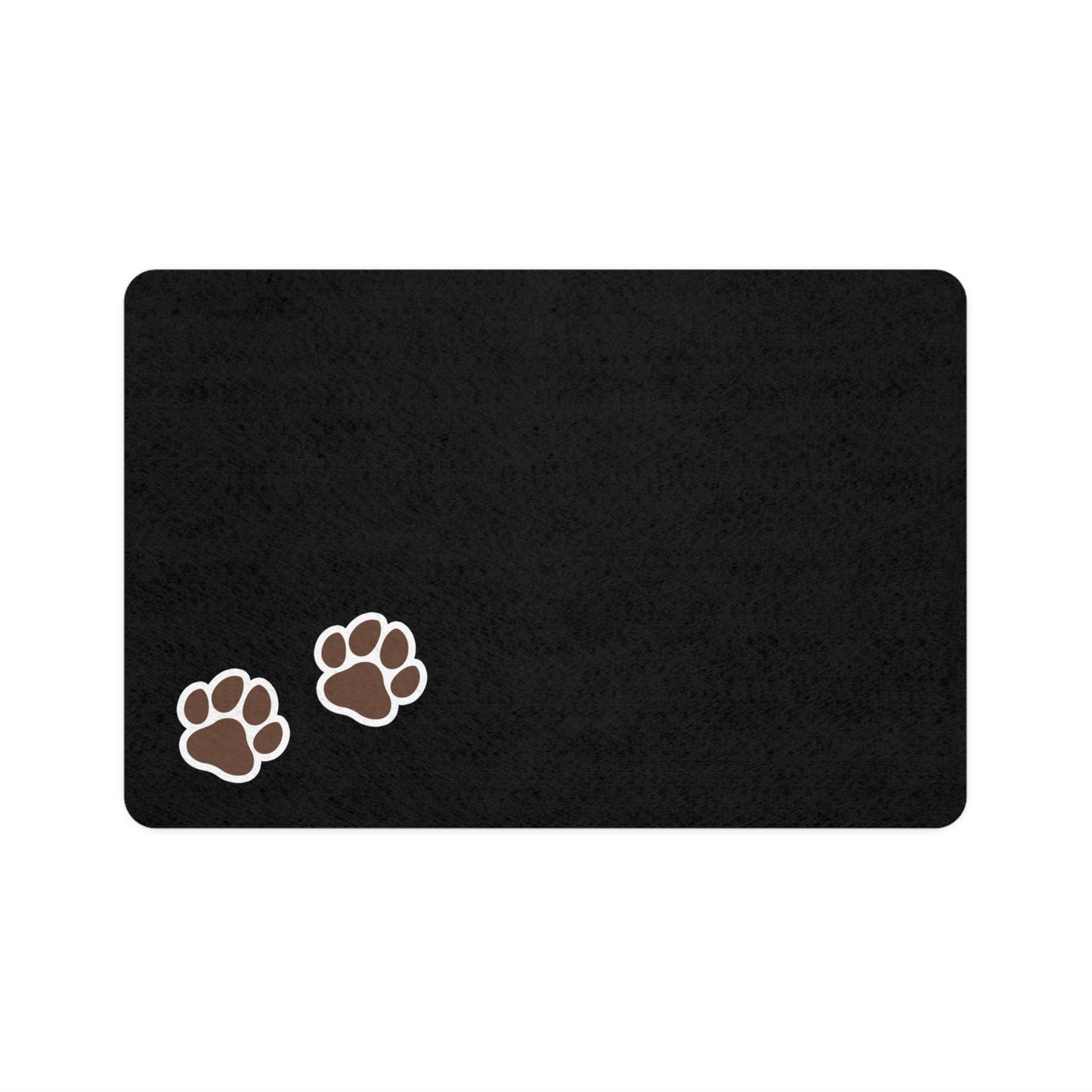 Purr-fect Pet Food Mat | Black