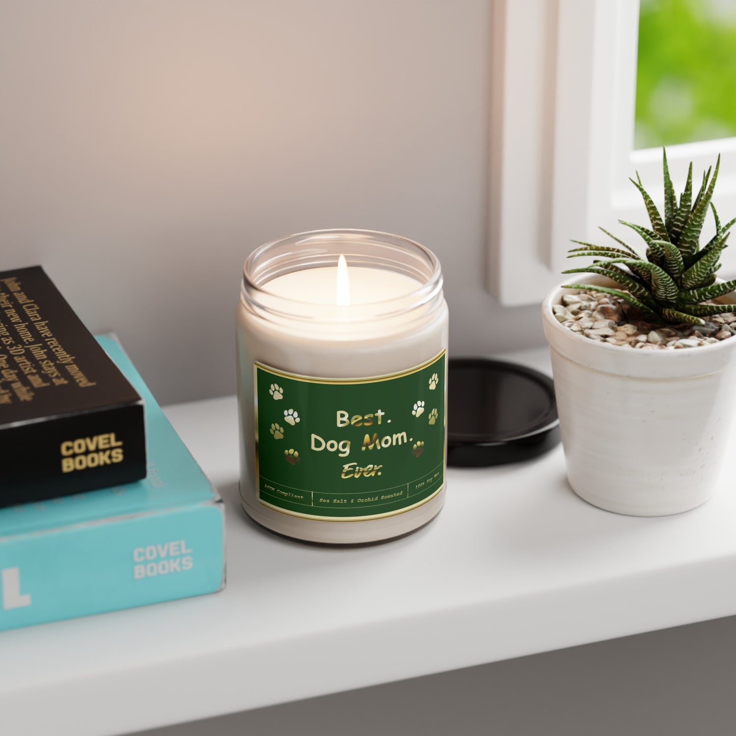 Dog Mom Soy Candle | Sea Salt & Orchid