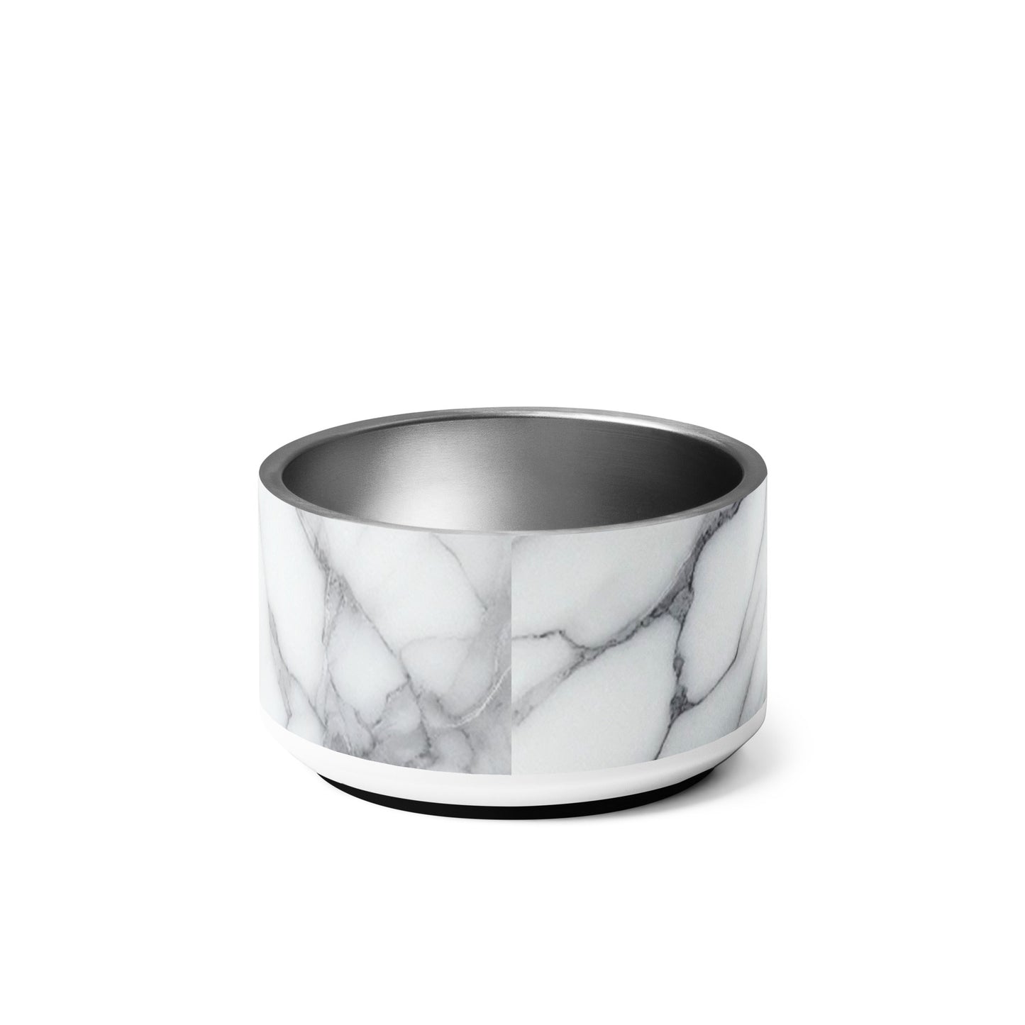 Paw-some Stainless Steel Pet Bowl | Marble