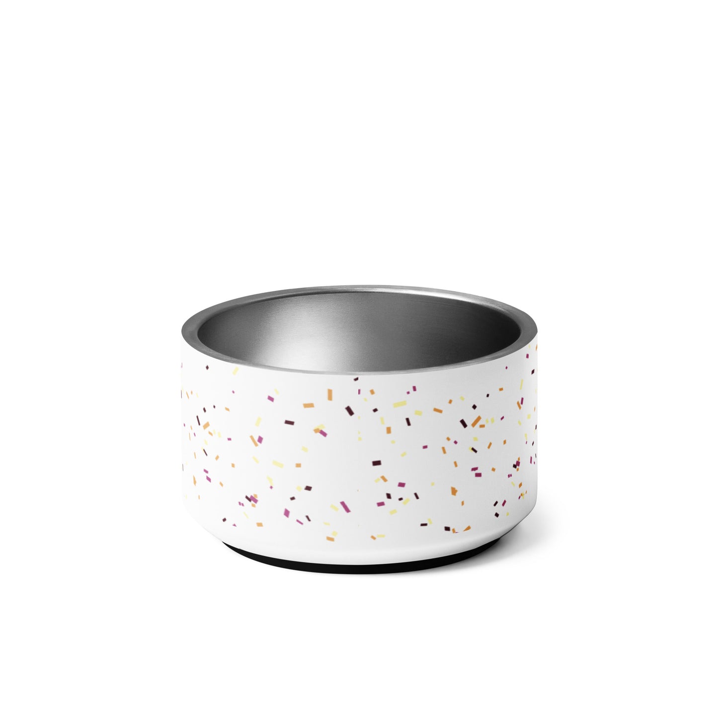 Paw-some Stainless Steel Pet Bowl | Confetti