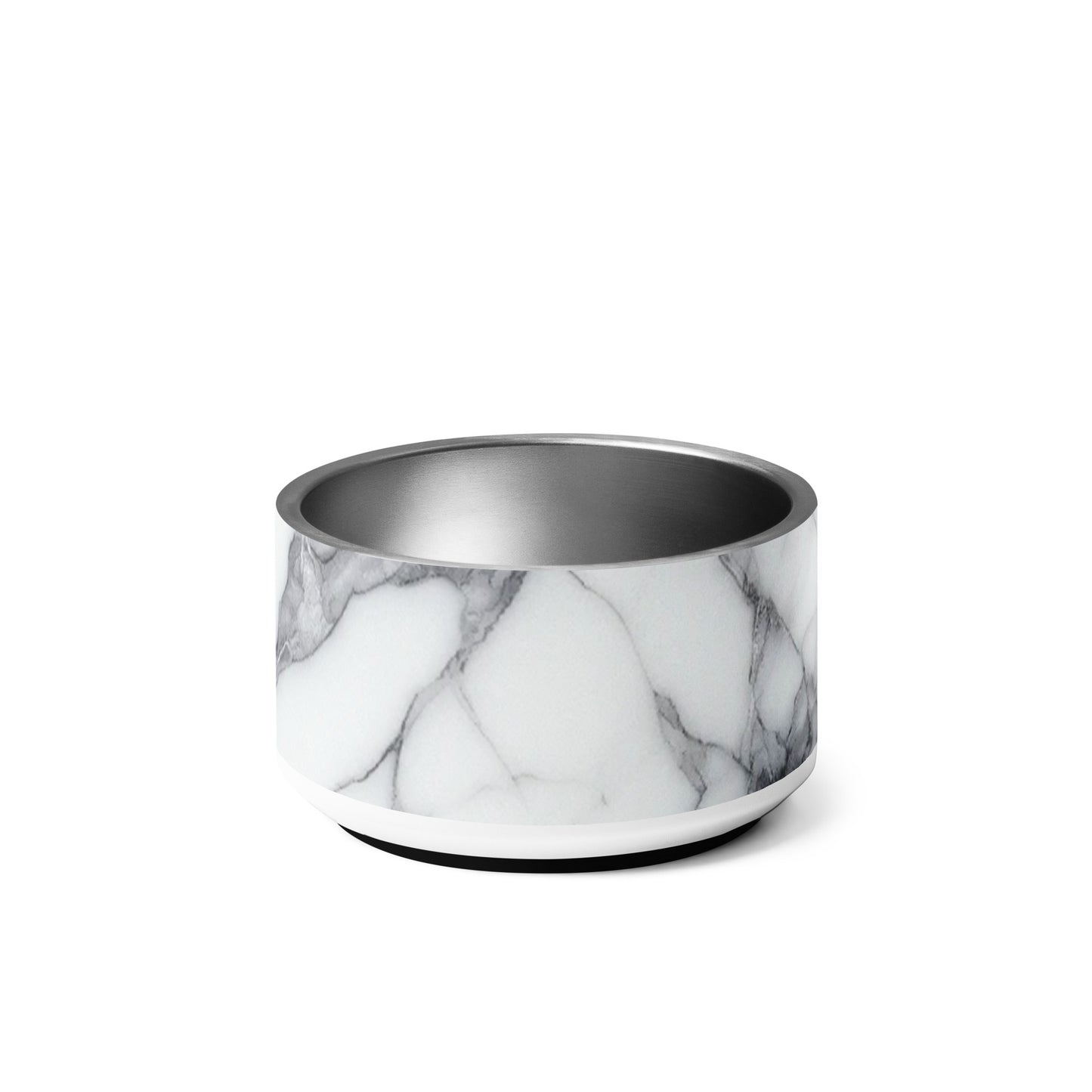 Paw-some Stainless Steel Pet Bowl | Marble