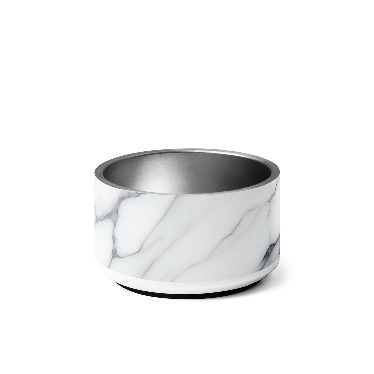 Paw-some Stainless Steel Pet Bowl | Marble