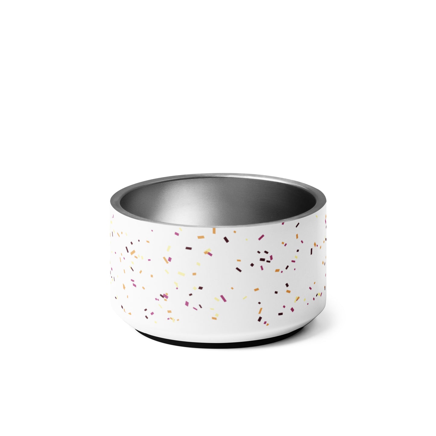 Paw-some Stainless Steel Pet Bowl | Confetti