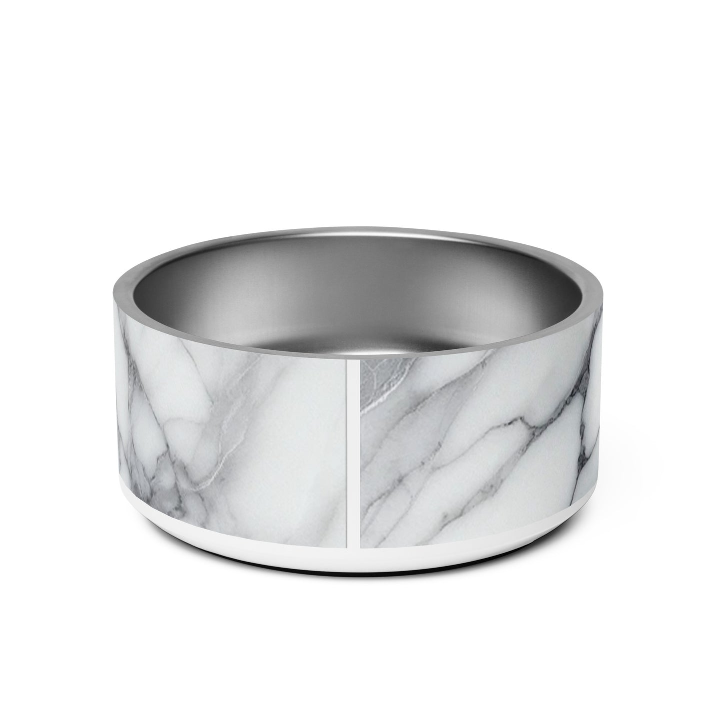 Paw-some Stainless Steel Pet Bowl | Marble