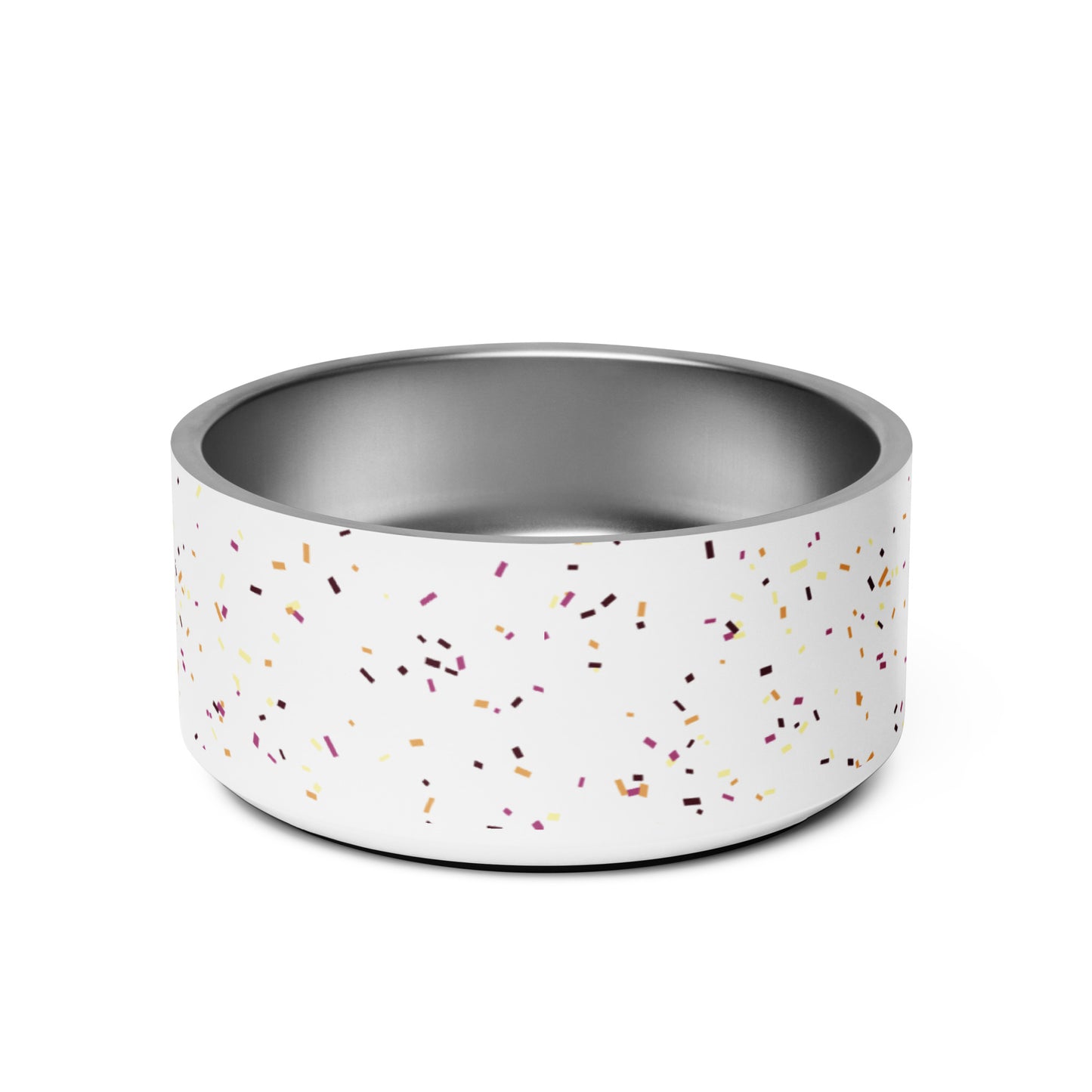 Paw-some Stainless Steel Pet Bowl | Confetti