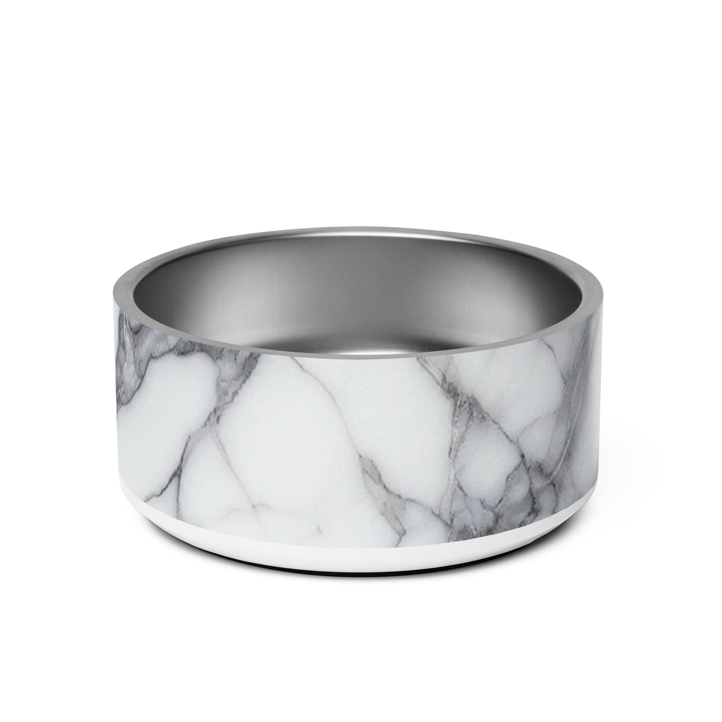 Paw-some Stainless Steel Pet Bowl | Marble