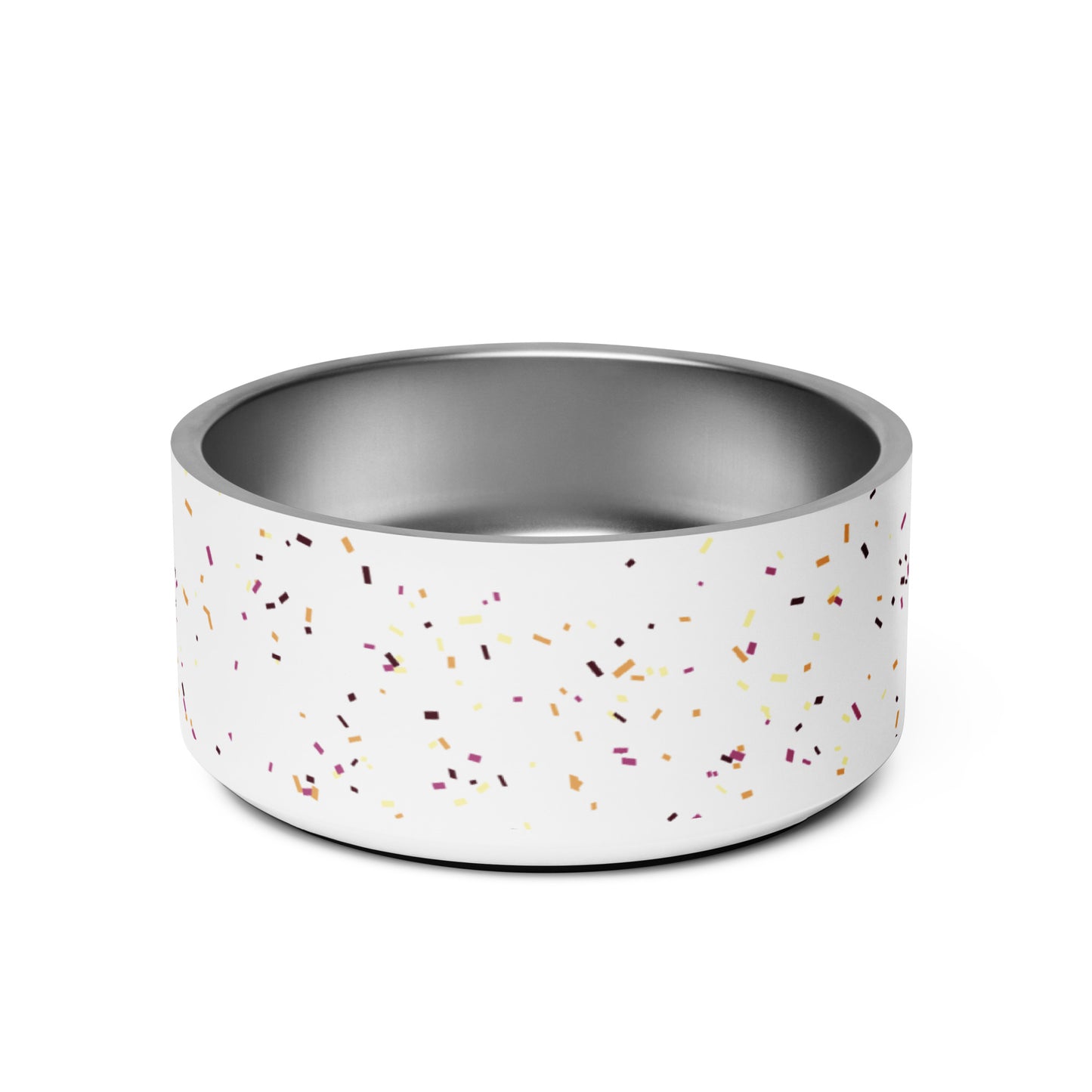 Paw-some Stainless Steel Pet Bowl | Confetti