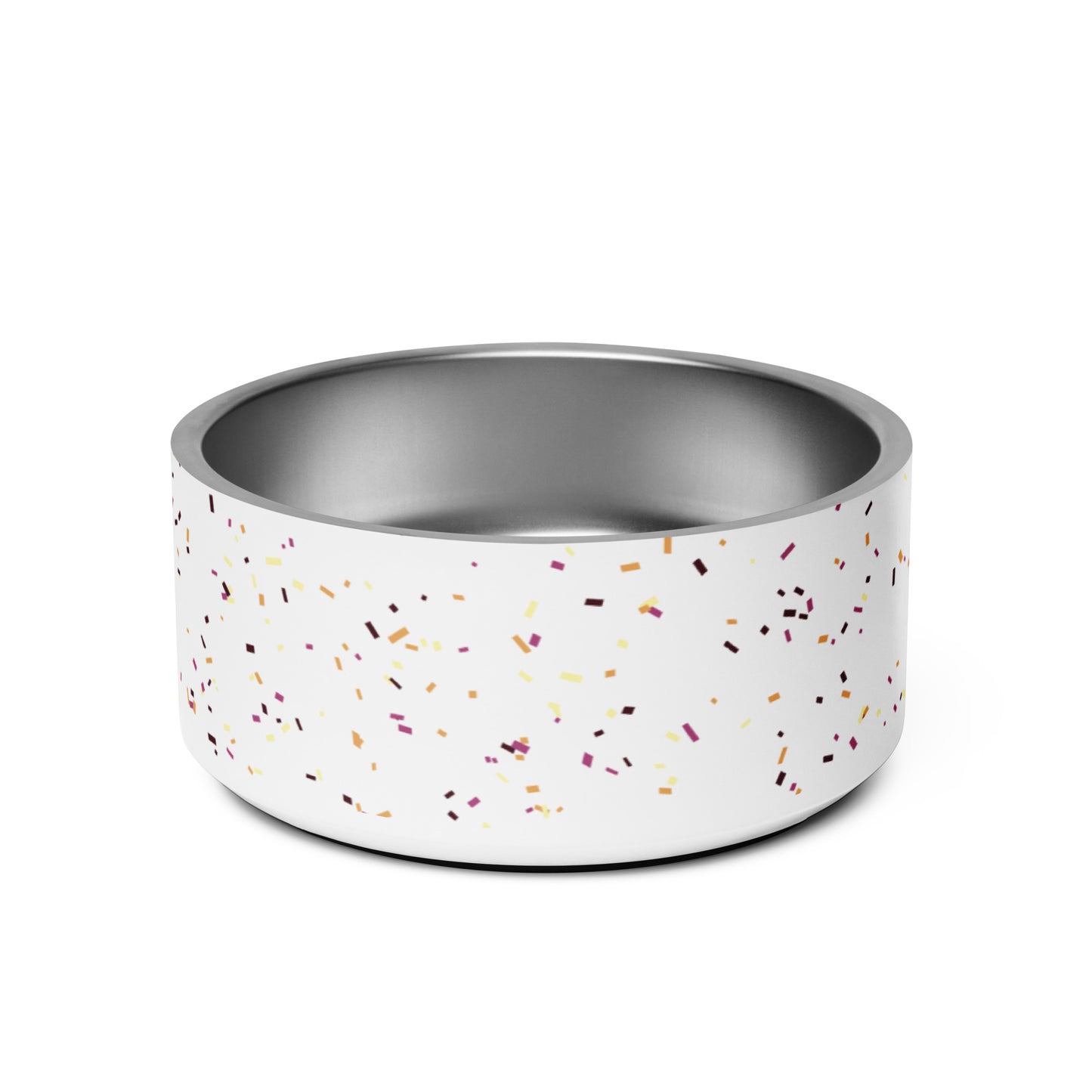 Paw-some Stainless Steel Pet Bowl | Confetti